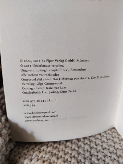 Foto van het boek