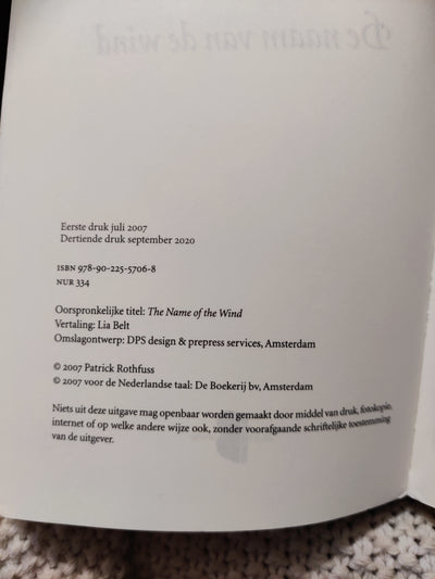 De Naam van de Wind