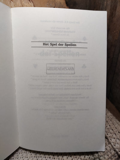 Het spel der spellen